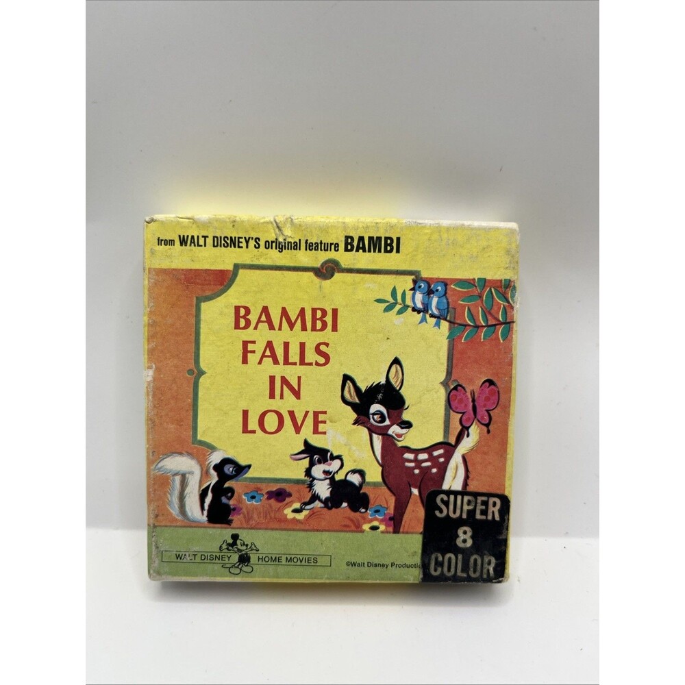 Walt Disney Home Movie “Bambi Falls In Love”. 8mm. B&W. #1107. (F5)
